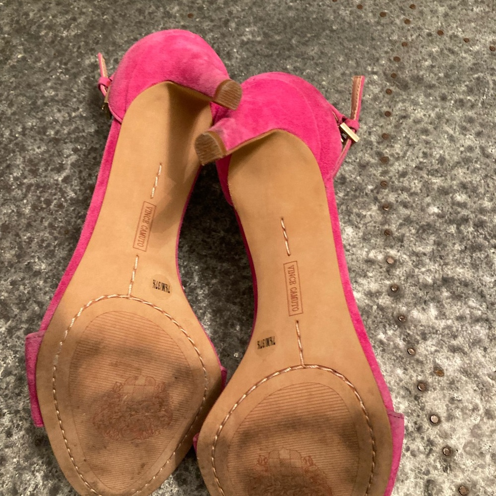 Vince Camuto Hot Pink Heels - Picture 6 of 6